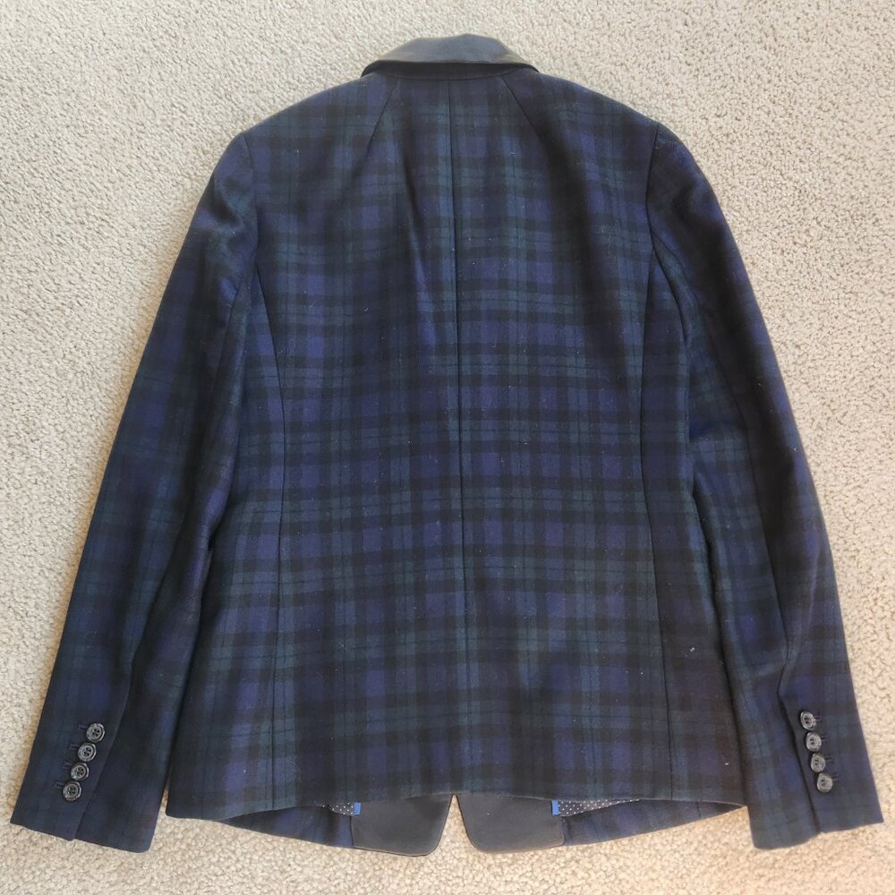 NWOT J. Crew Regent Blazer 100% Wool Blackwatch Plaid with Satin Lapels size 2 - Picture 13 of 13